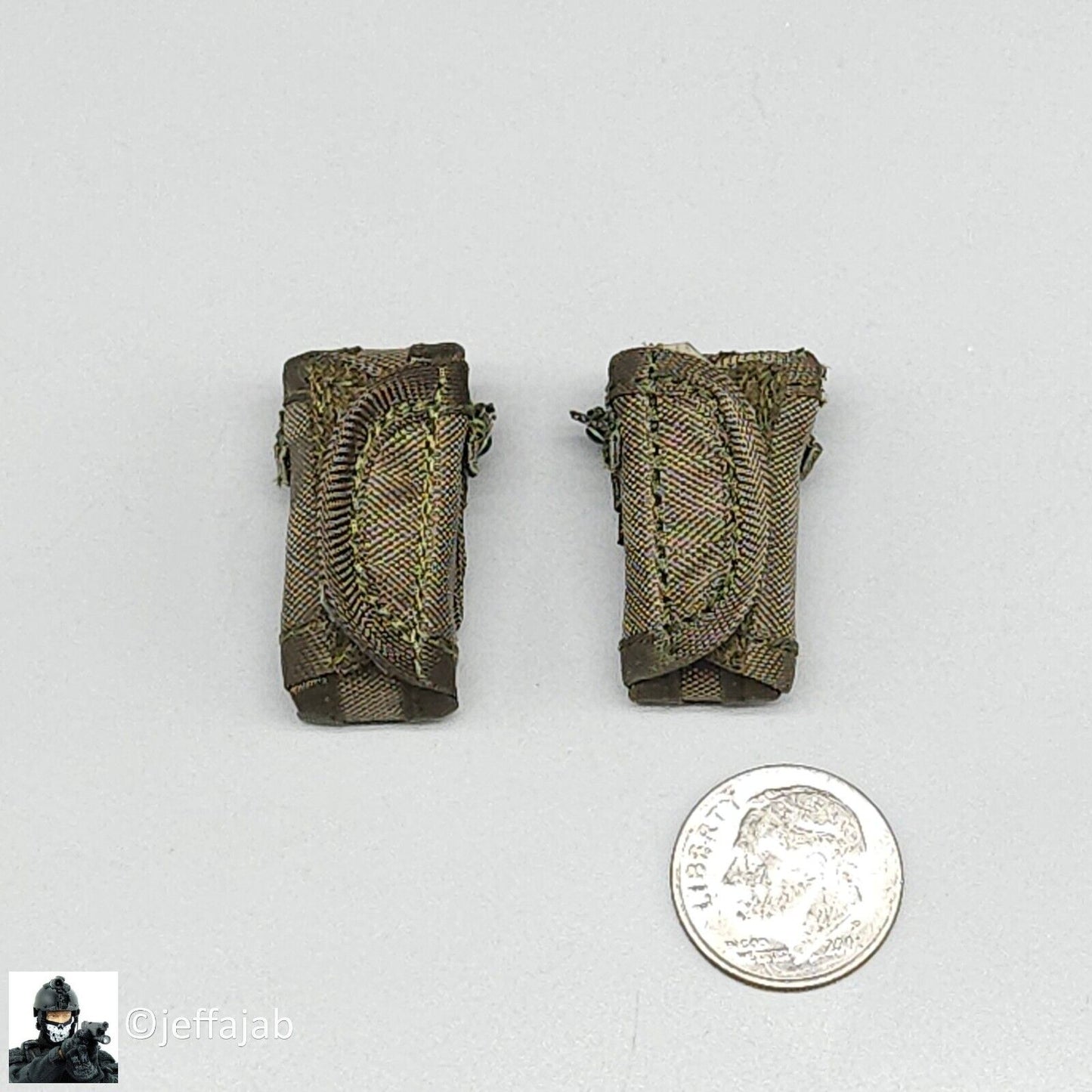 1:6 scale Easy & Simple USMC 26th MEU Green Flotation Belt Pouches 12" Figures