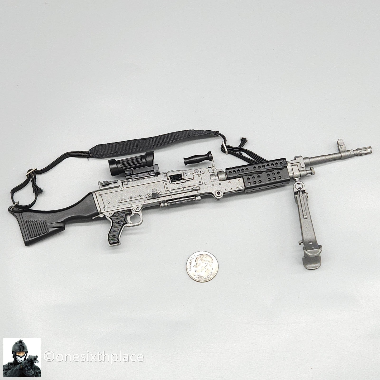 1:6 Dragon Army Ranger Tim M240B Heavy Machine Gun for 12" Figures