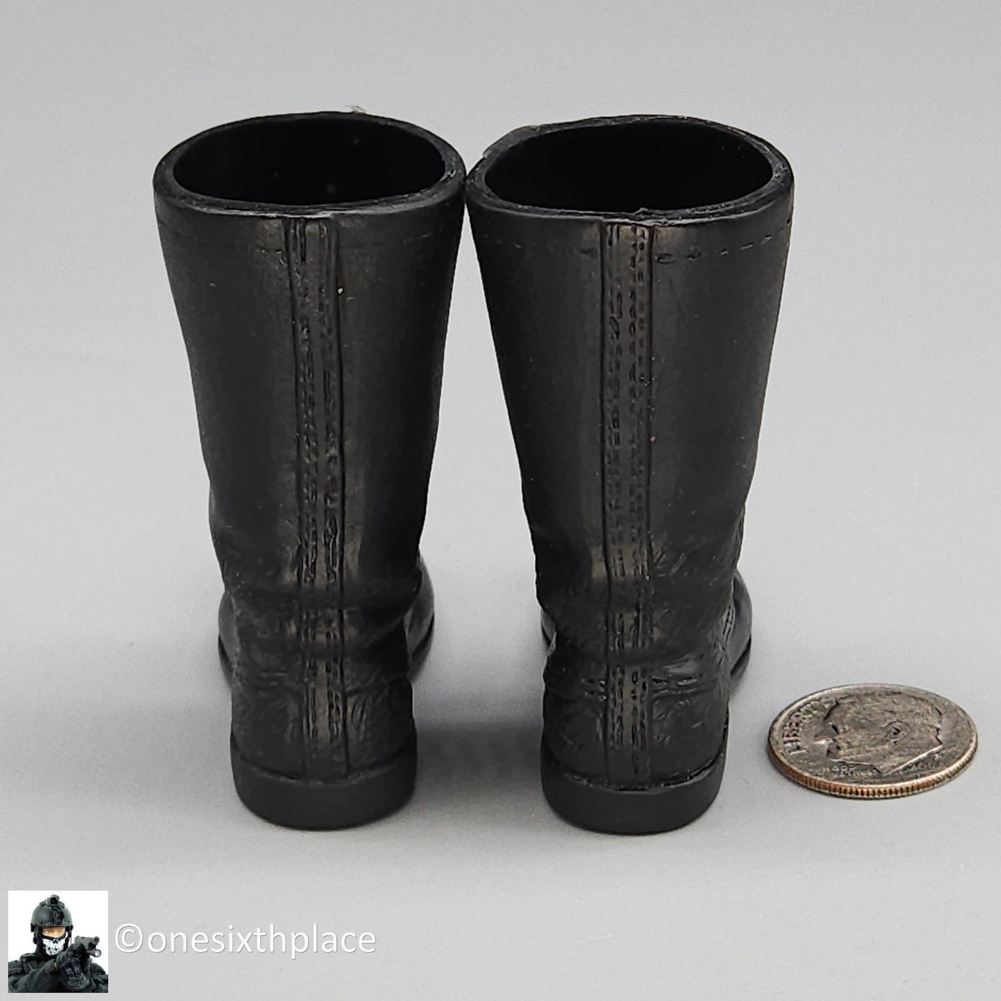1:6 scale Ultimate Soldier WWII German NCO Black Boots for 12" Figures