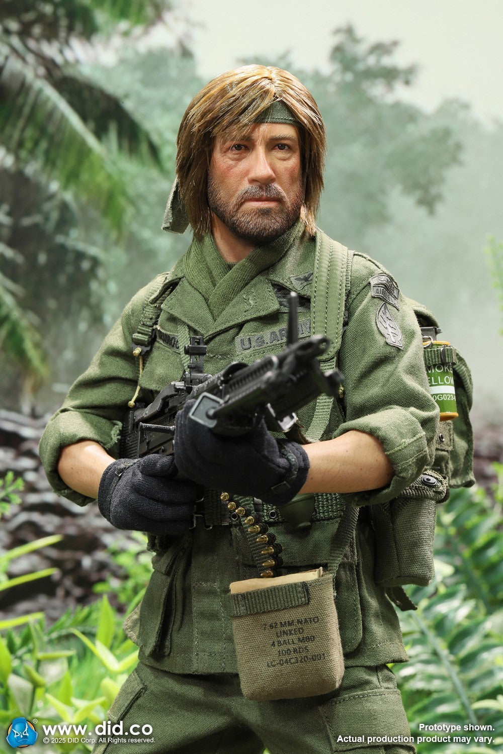1:6 scale DiD Vietnam US Army Colonel James Jungle Uniform for 12" Figures