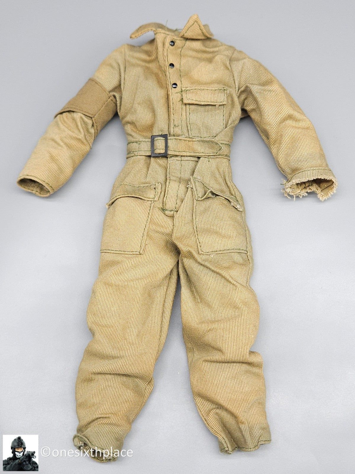 1:6 Ultimate Soldier WWII US M43 Tanker Coveralls USED READ for 12" Figures