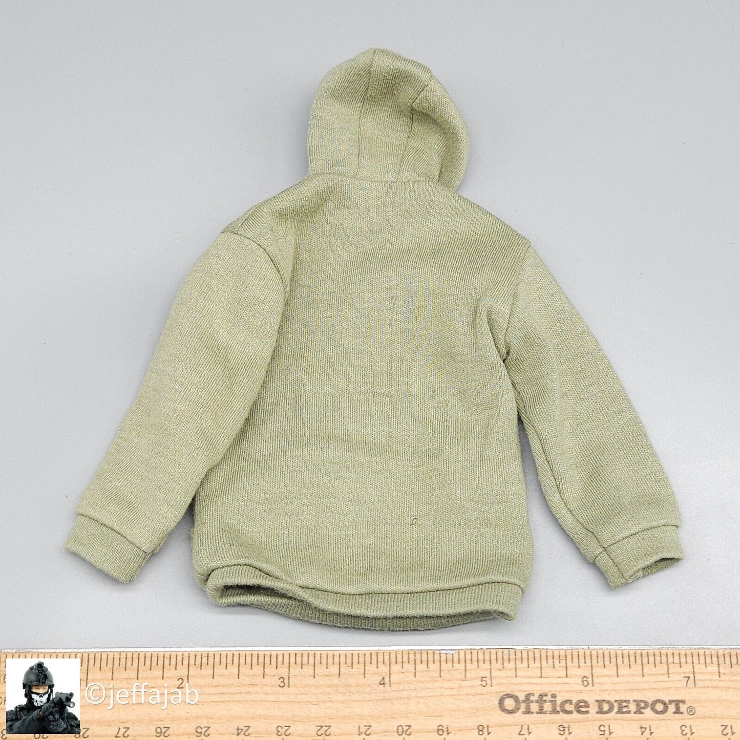 1:6 Dragon CIA Agent Jones Mens Green Hoodie for 12" Figures