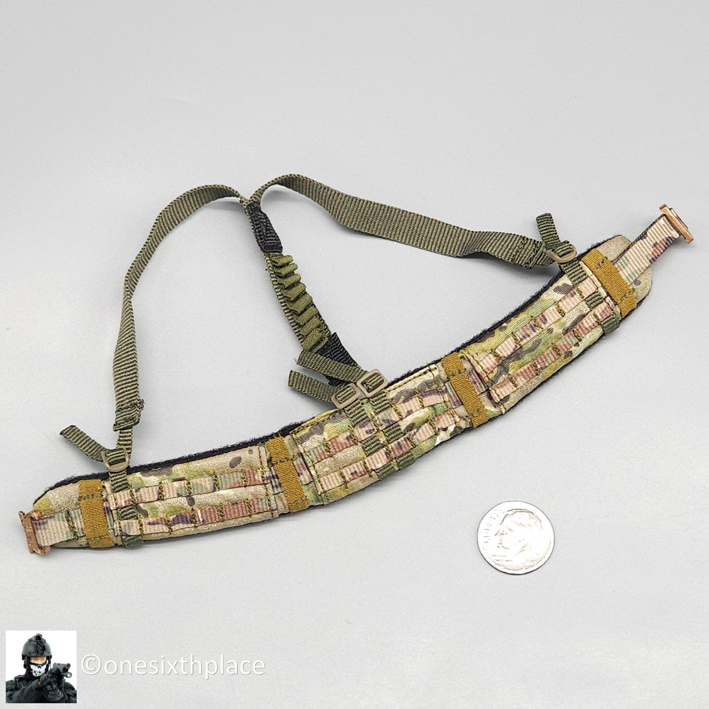 1:6 Easy & Simple NSWDG Infiltration Team Camo Y Harness w/ Belt for 12" Figures