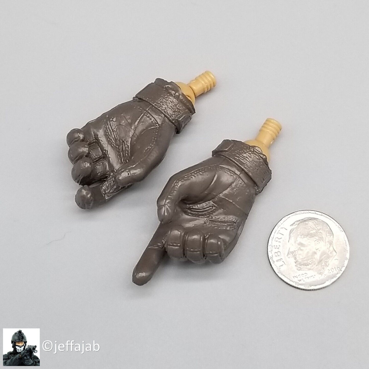 1:6 Very Hot Toys PMC Tactical Gloved Hands for 12" Figures VHT