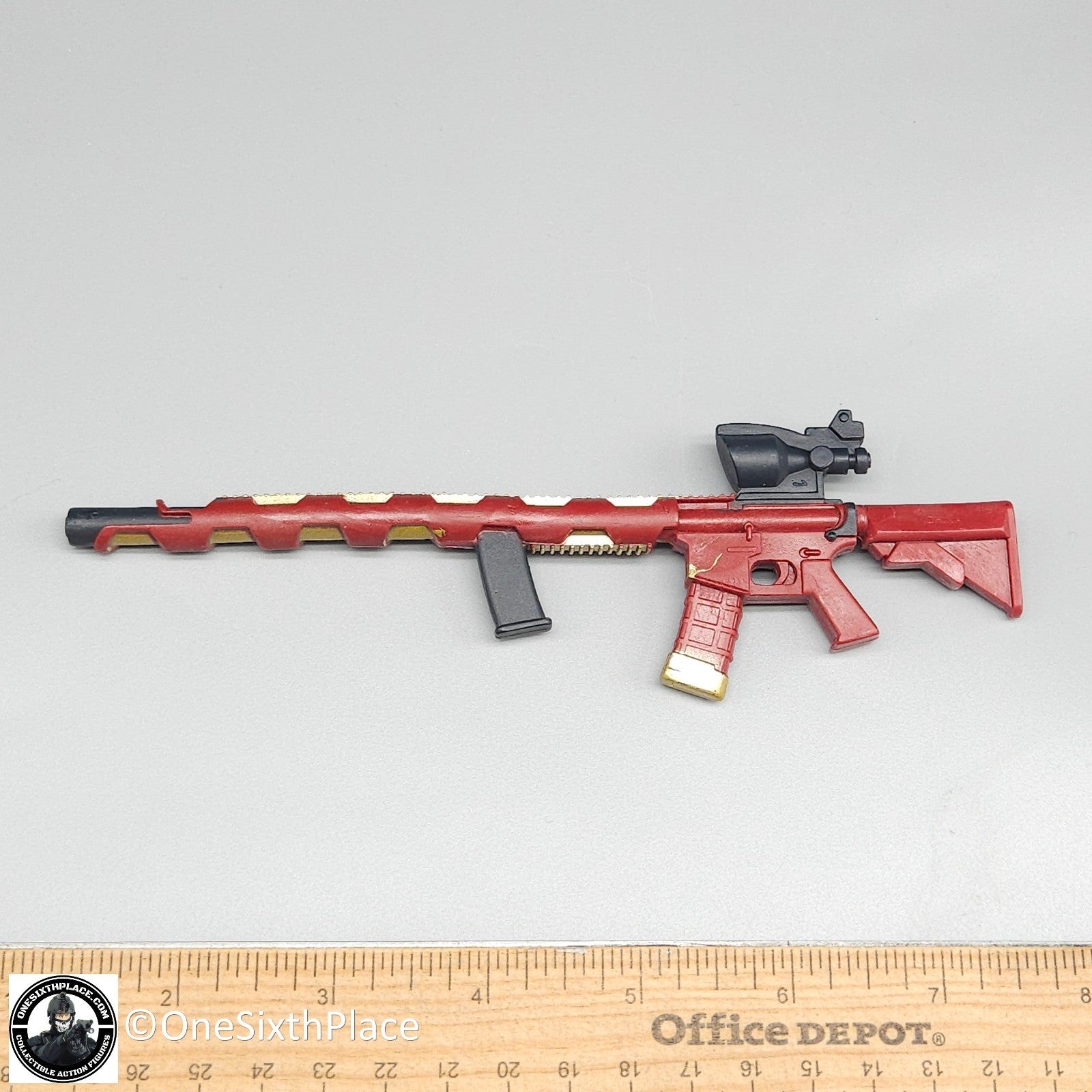 1:6 scale Mattel DC Comics Deadshot Rifle for 12" Figures