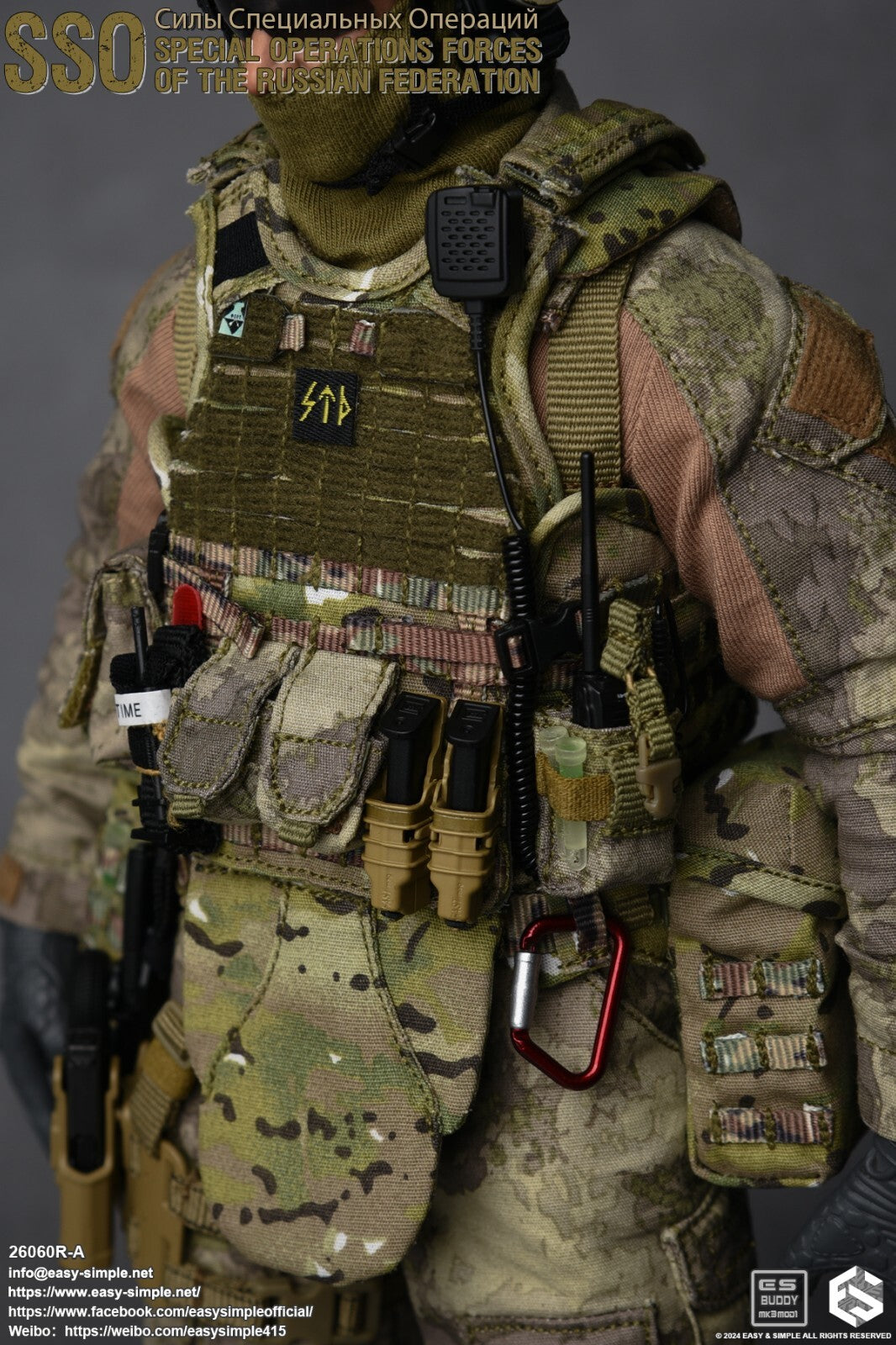 1:6 Easy & Simple Russian Special Operations Forces SSO Multicam Plate Carrier