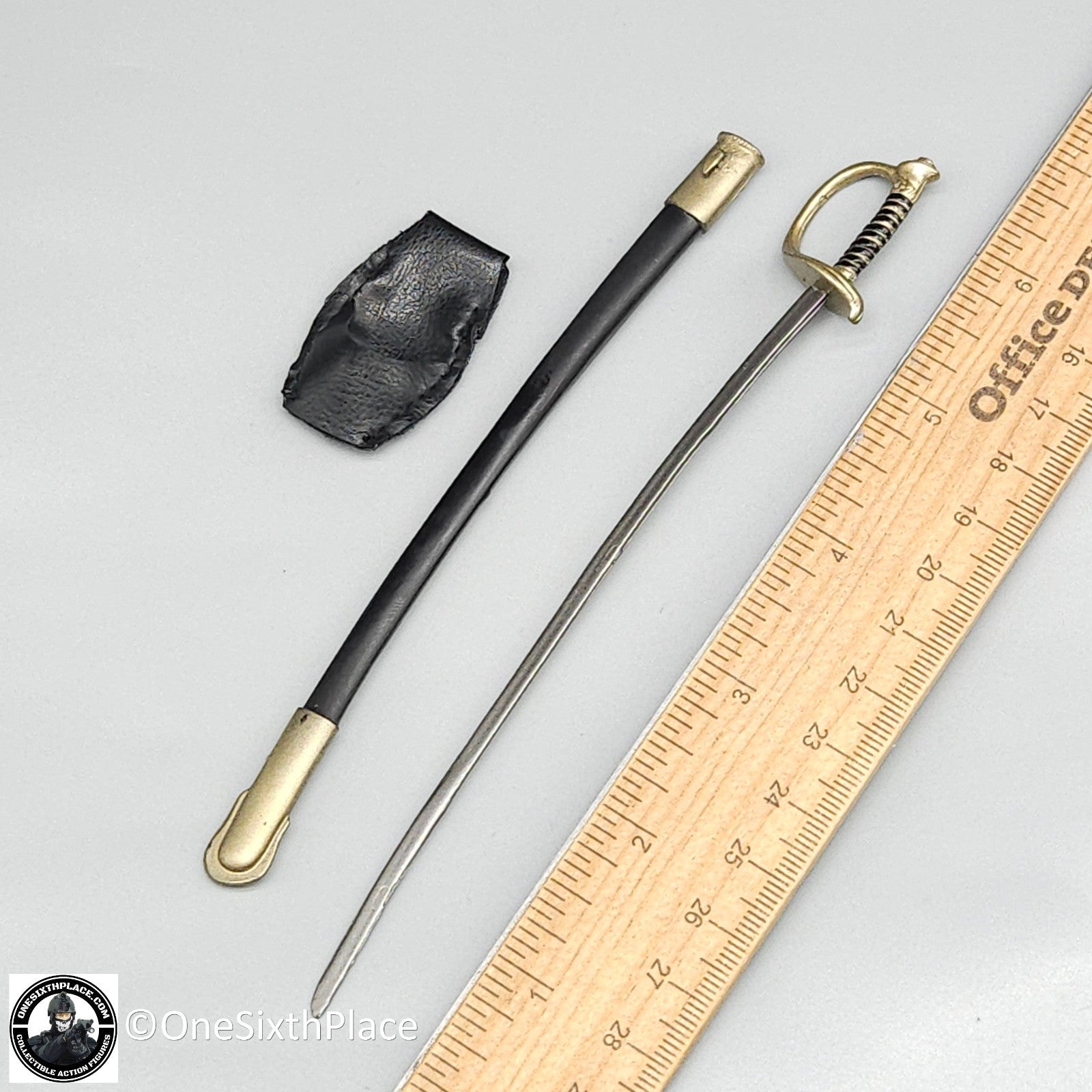 1:6 scale Sideshow USMC Gunnery Sgt. R Lee Ermey Sword & Scabbard for 12" Figure