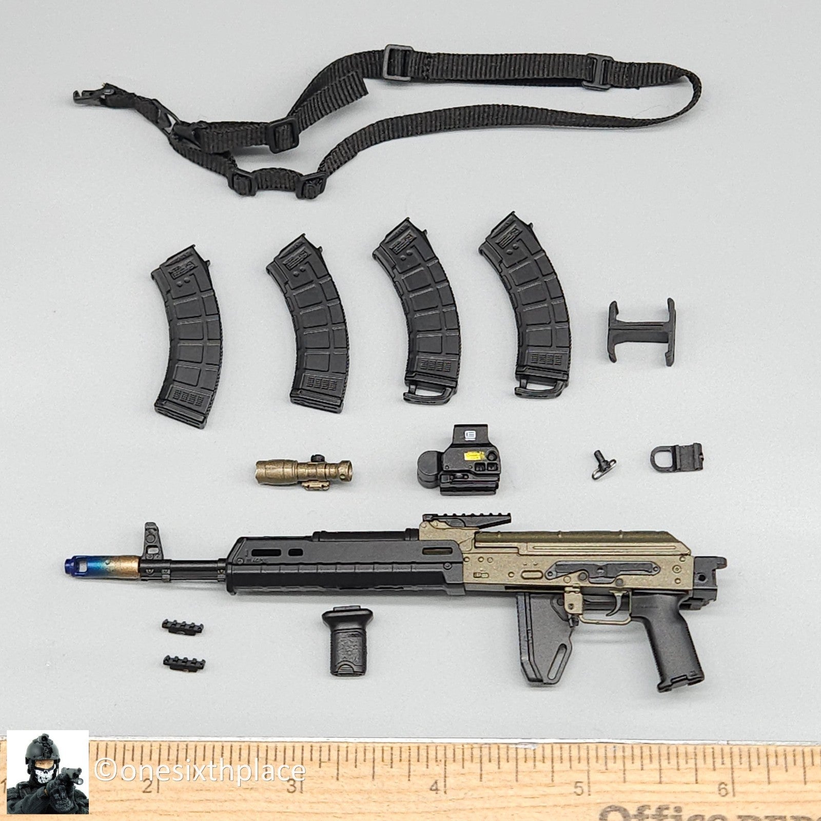 1:6 scale Easy & Simple PMC Weapon Specialist SPECIAL AK47 Rifle Set