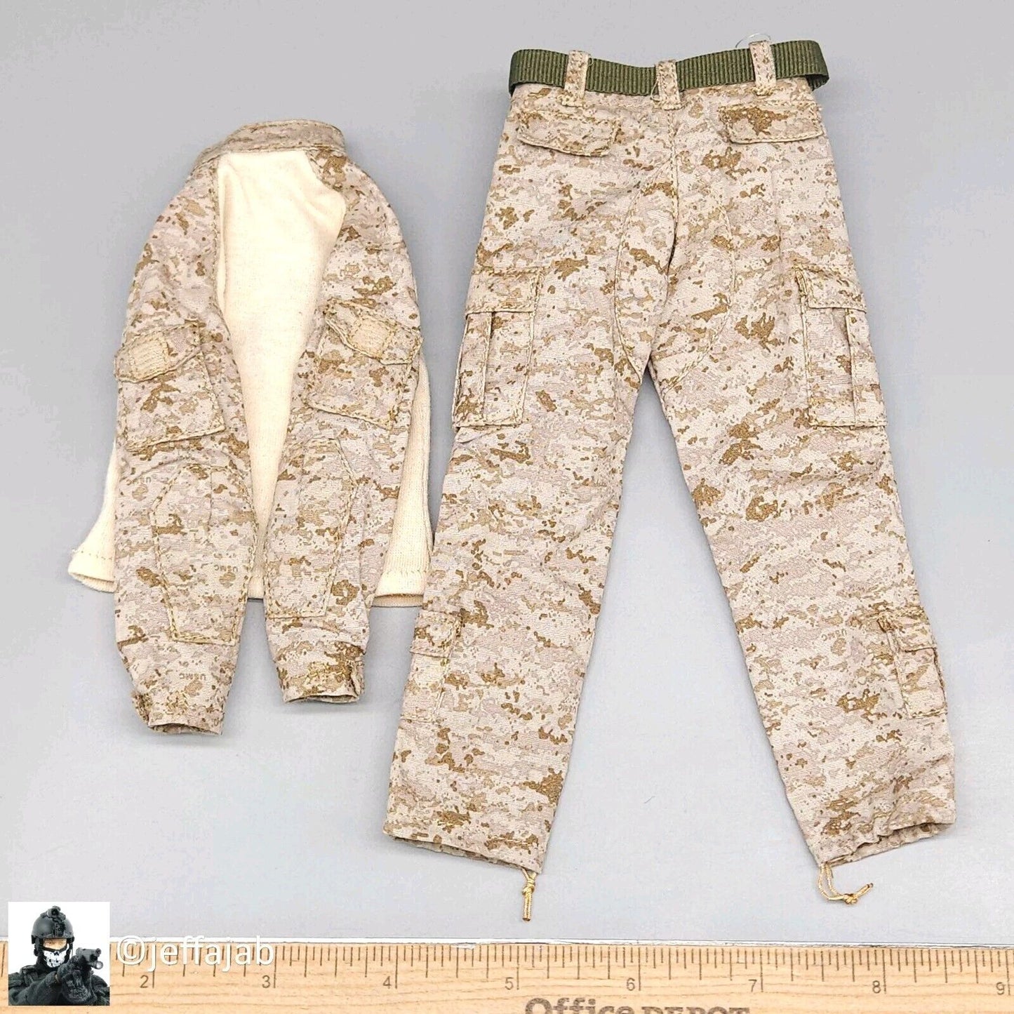 1:6 Easy Simple USMC 26th MEU Desert MARPAT Uniform for 12" Figures