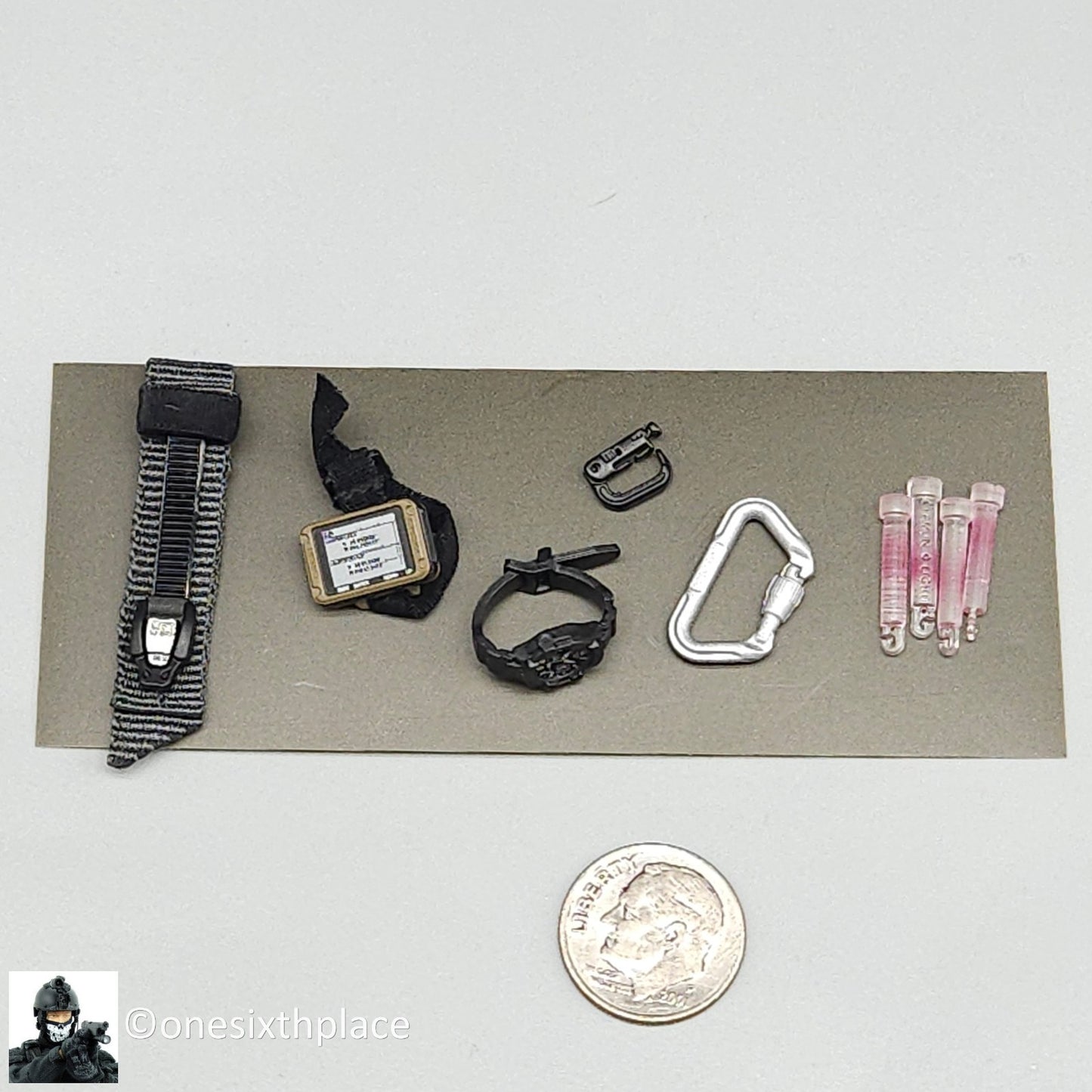 1:6 Easy & Simple Coalition Force Watch GPS Carabiner Set for 12" Figure 26065SC