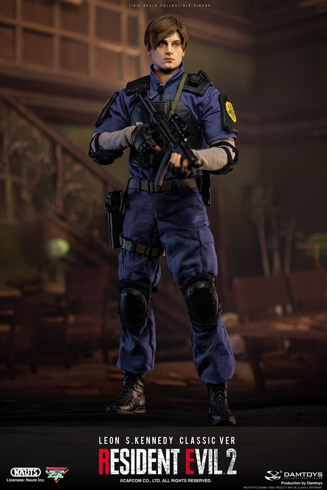 1:6 scale DamToys Leon Kennedy Remington M870 Shotgun w/ Shells