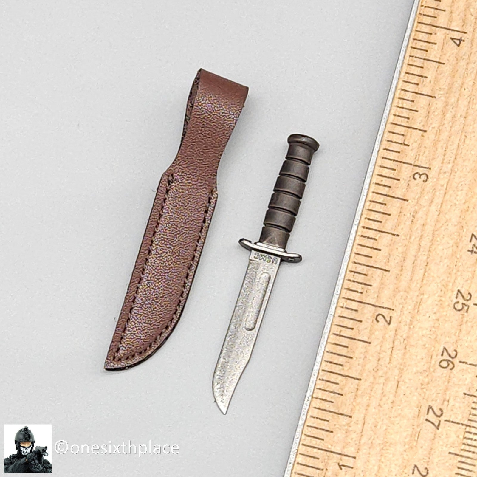 1:6 Facepool WWII USMC Snafu KA-BAR Knife for 12" Figures