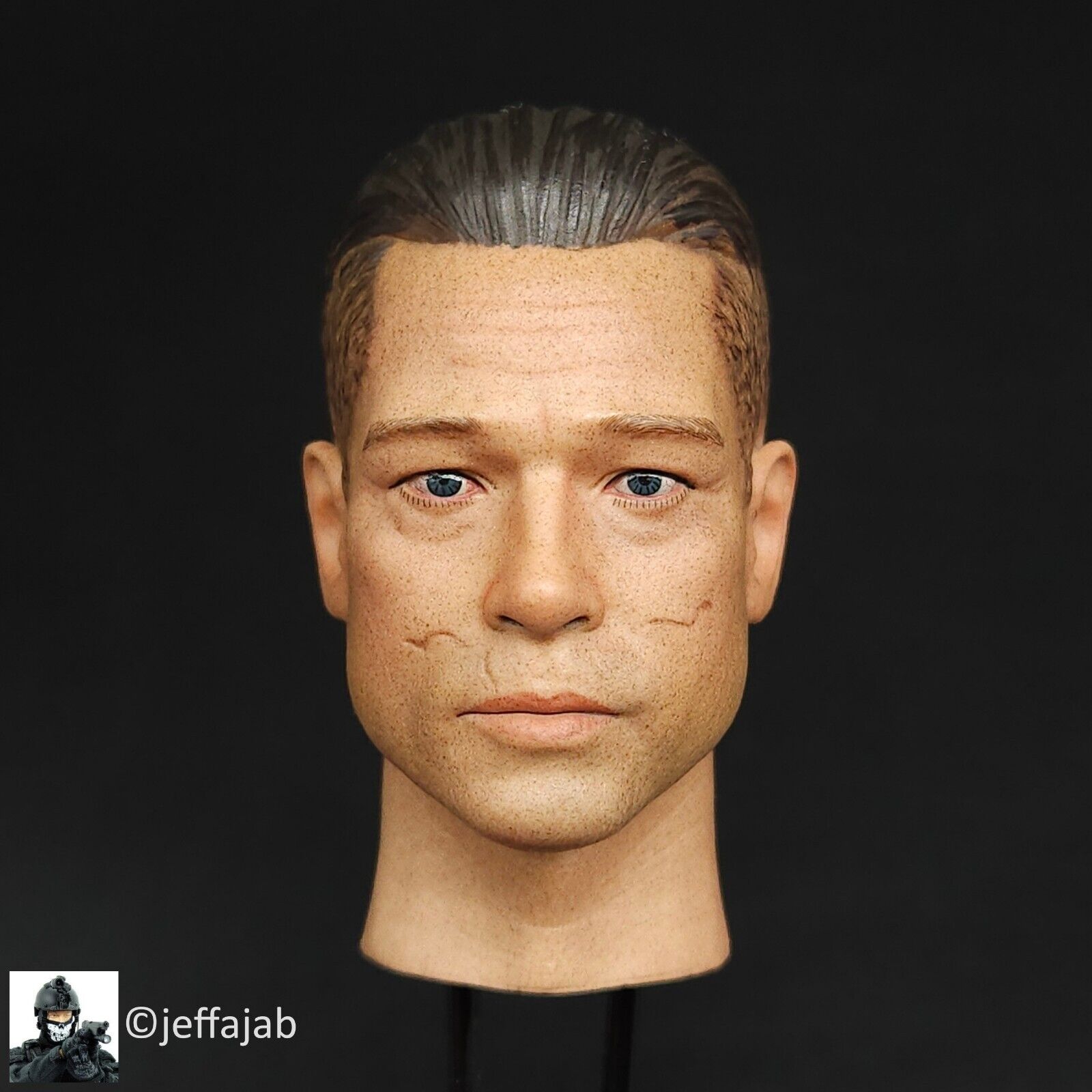 1:6 Mini Times US Army Special Forces Brad Pitt Male Head Sculpt 12" Figure Fury