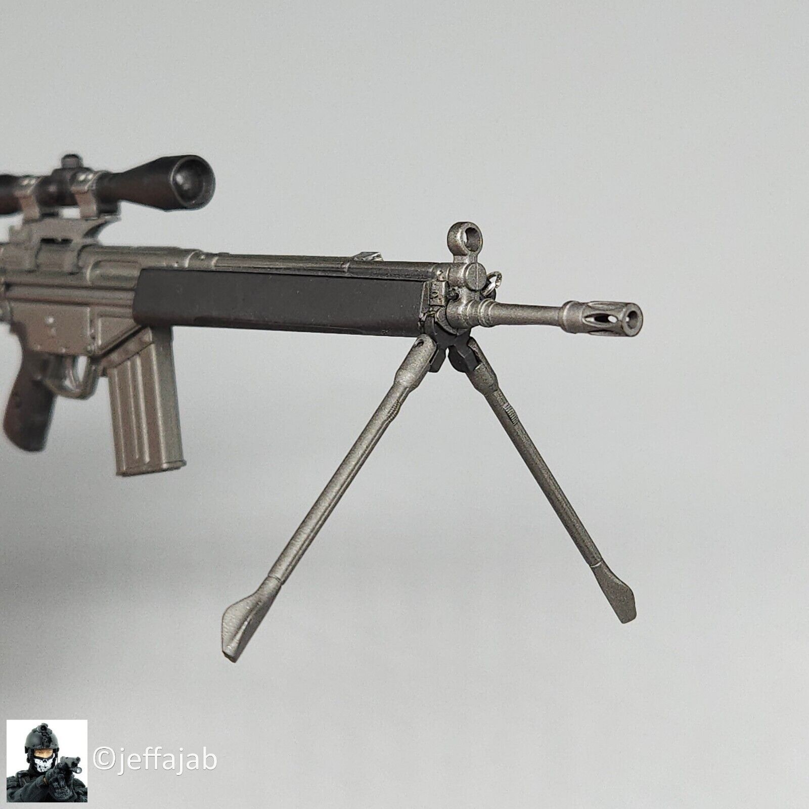 1:6 scale Dragon HK SDU G3 HK41 Sniper Rifle for 12" Figures