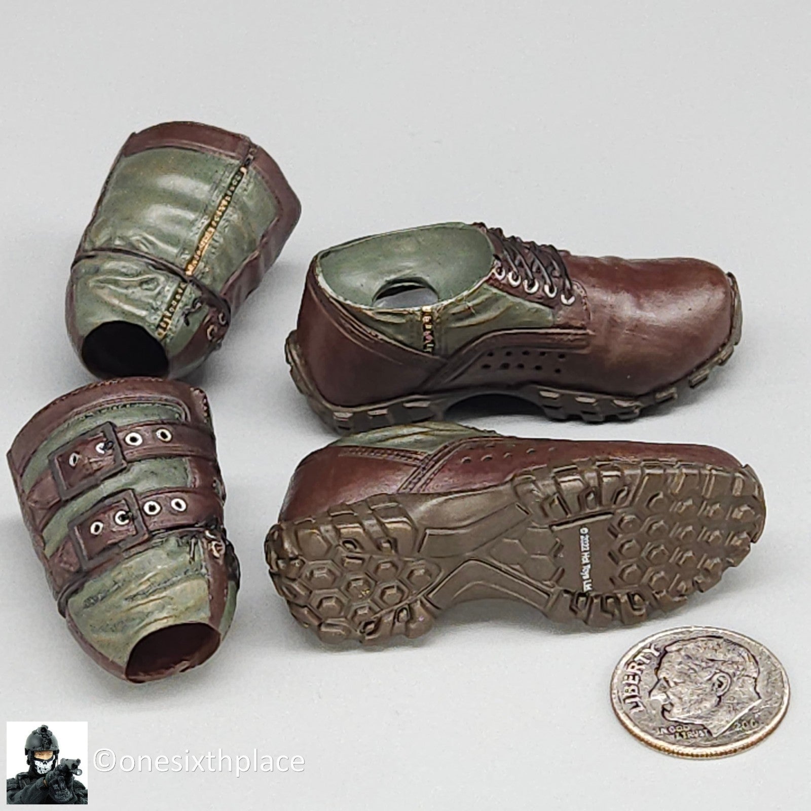 1:6 scale Hot Toys Deadpool 2 Cable Molded Boots for 12" Figures MMS583