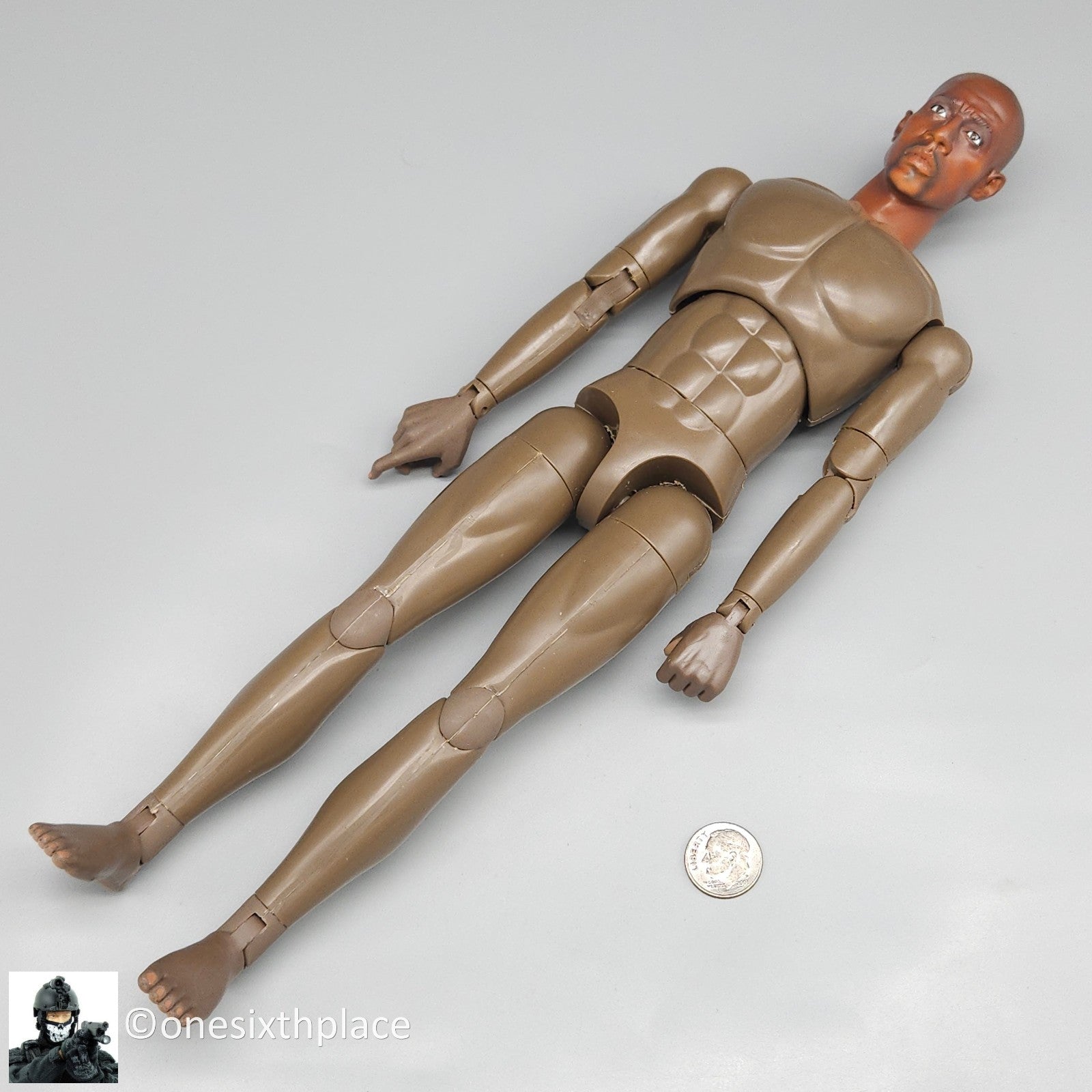 1:6 scale Dragon USMC Curtis AA Black Male Body w/ Head 12" Figure