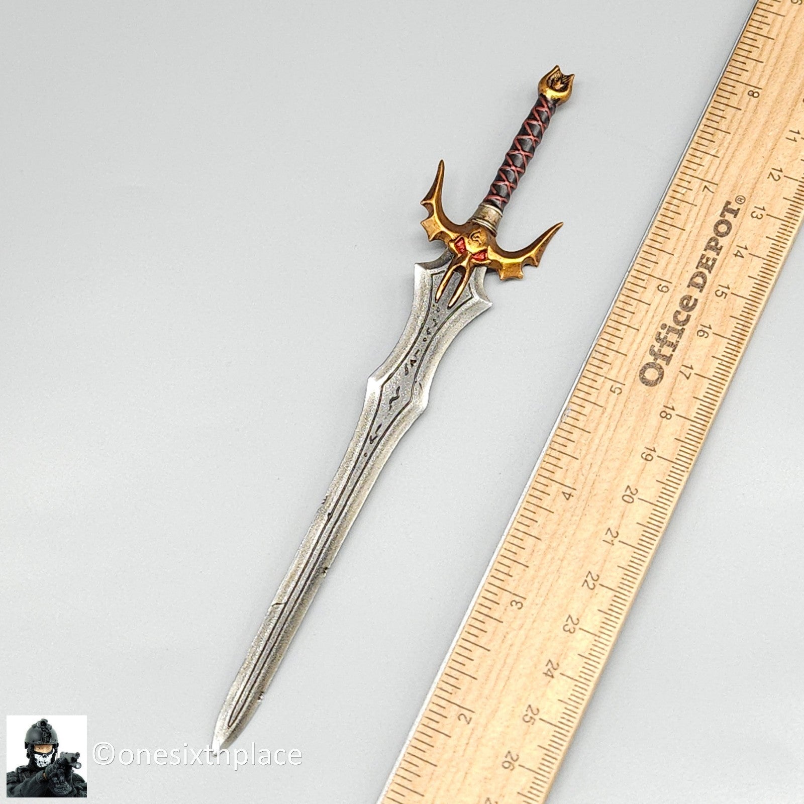 1:6 TBLeague PL2022-202A Hell’s Messenger Golden Female Sword for 12" Figures