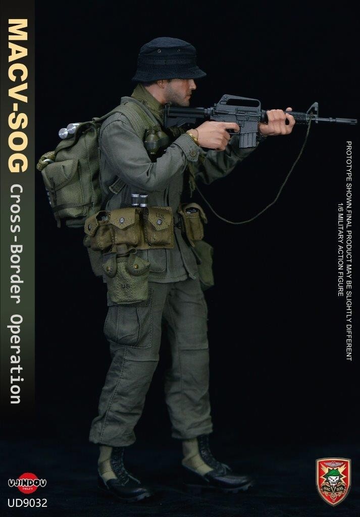 1:6 scale Ujindou Vietnam Cross-Border Operation Male Nude Body for 12" Figures
