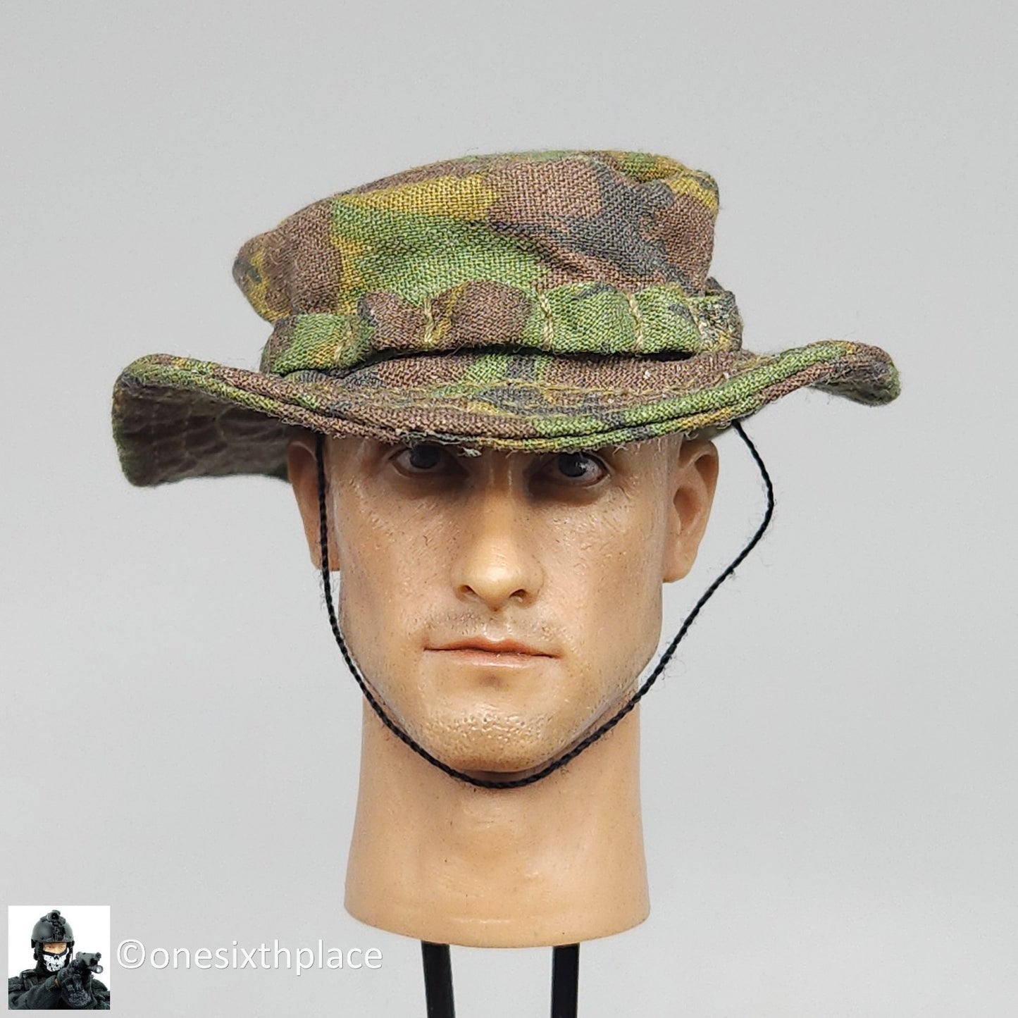 1:6 scale Barrack Sergeant British Woodland DPM Camo Boonie Hat for 12" Figures