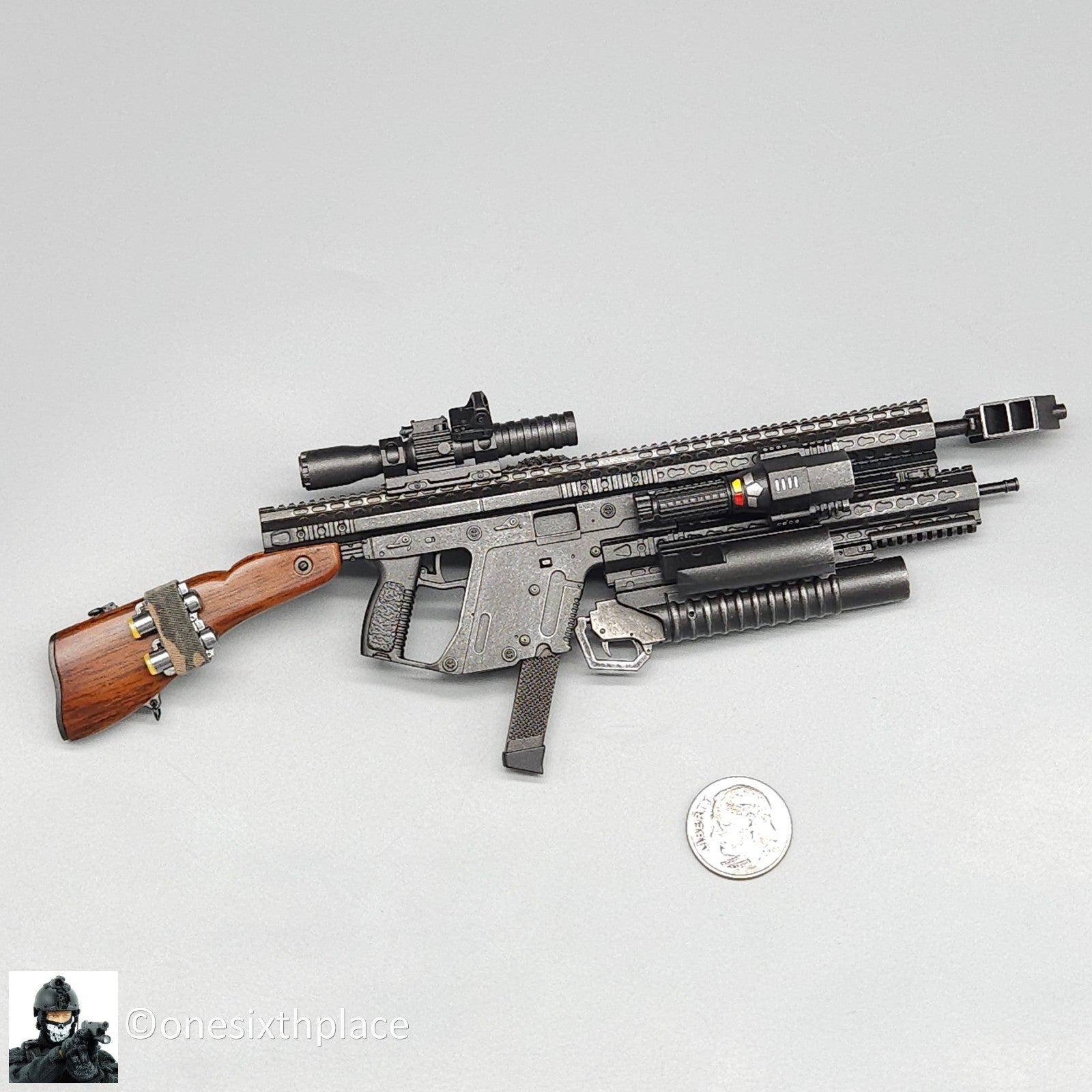 1:6 scale Hot Toys Deadpool 2 Cable Heavy Machine Gun for 12" Figures MMS583