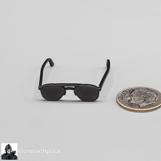 1:6 scale Dragon CIA Agent Jones Black Sunglasses for 12" Figures
