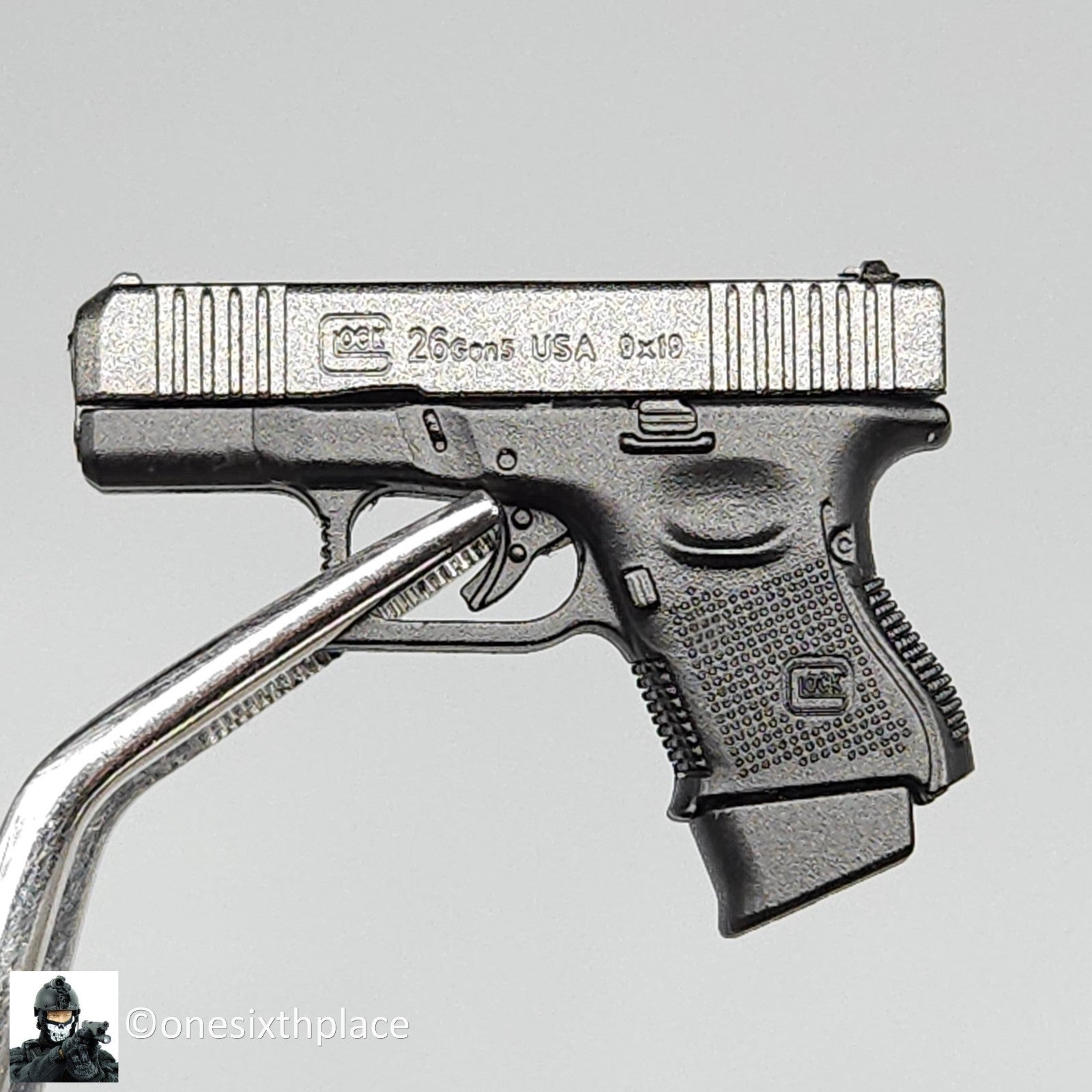 1:6 scale Easy & Simple Coalition Forces Subcompact Pistol 12" Figures 26065SC