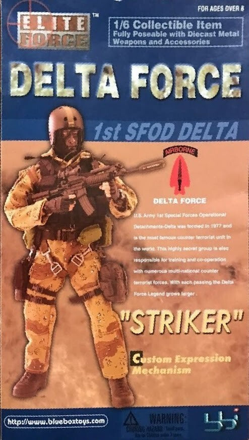 1:6 scale BBI Delta Force Striker Black Belt for 12" Figures