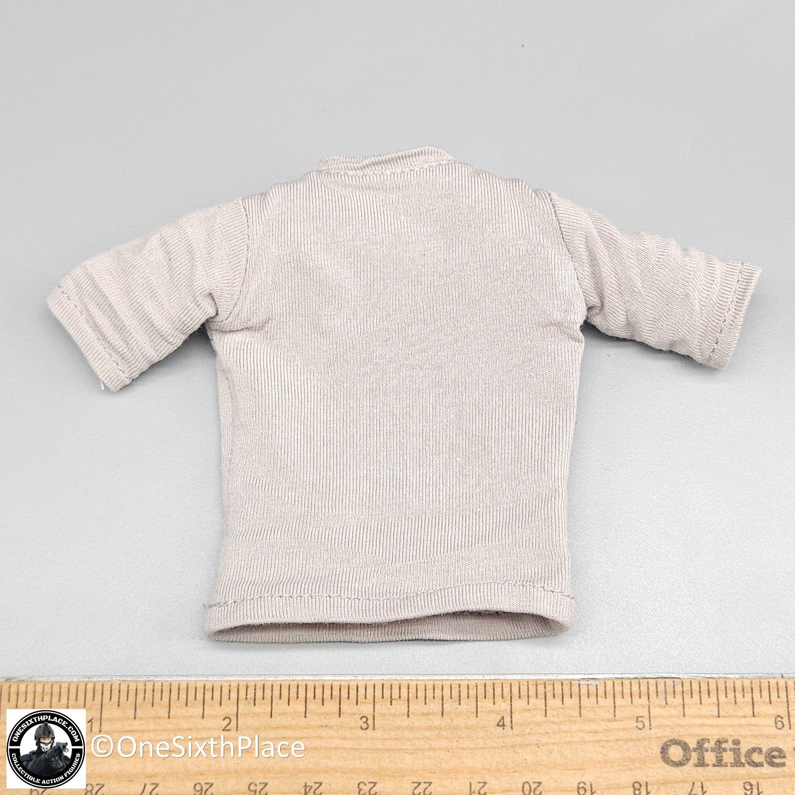 1:6 scale Easy & Simple Gray T-Shirt w/ Padding for 12" Figures