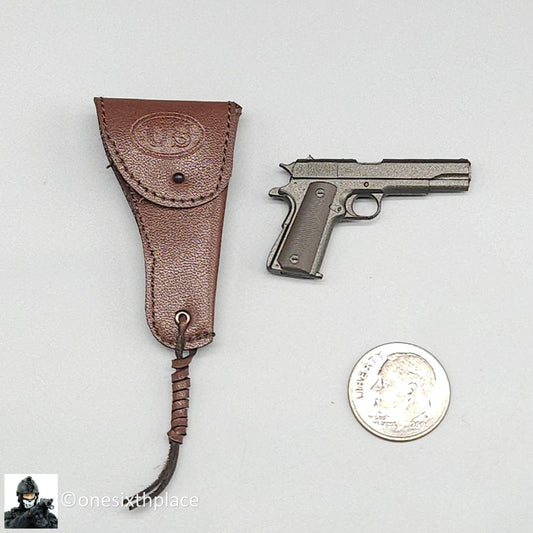 1:6 Facepool WWII USMC Snafu 1911 Pistol w/ Holster for 12" Figures