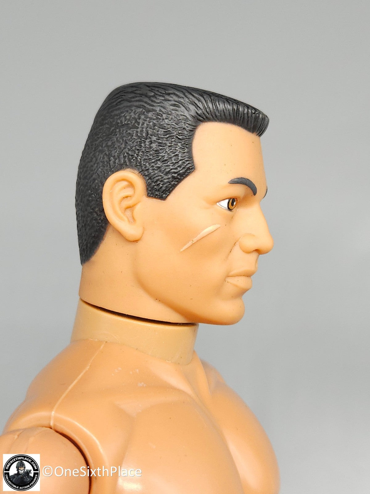 1:6 scale Hasbro GI Joe 1996 Male Nude Body w/ Black Flattop Hair 12" Figure