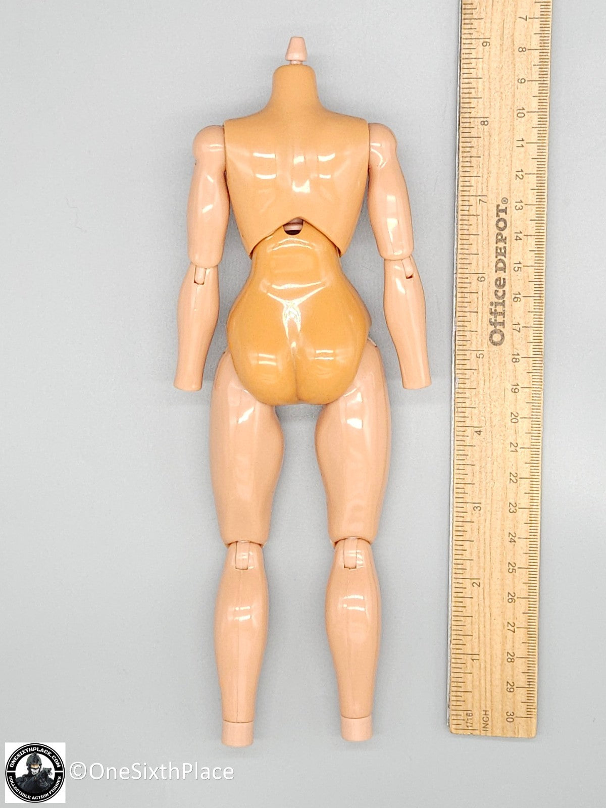 1:6 scale BBI Cy Girl Female Nude Body Natural Caucasian Skin Tone  12" Figure