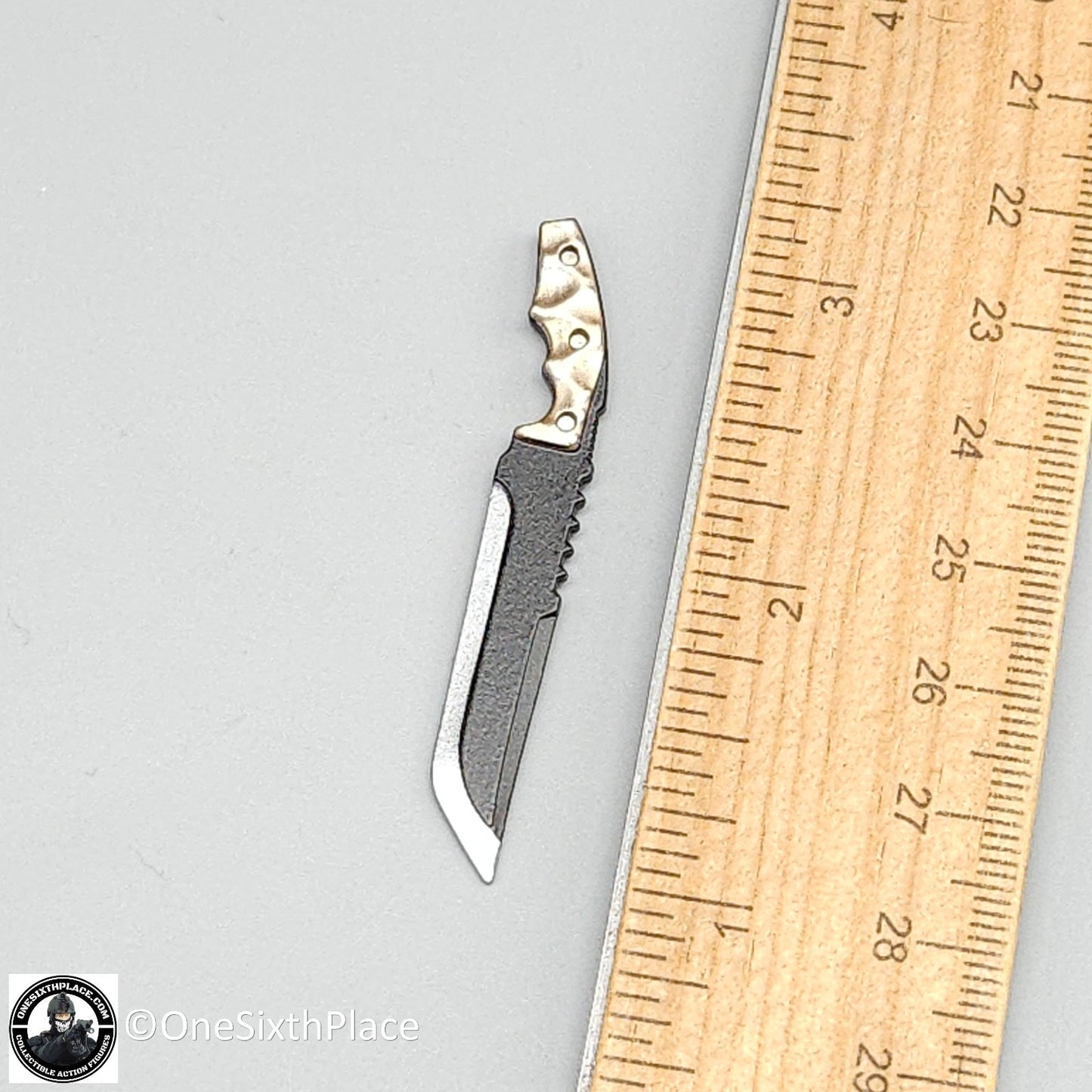 1:6 scale Fire Girl Female CQB Tactical Agent in Green Metal Survival Knife