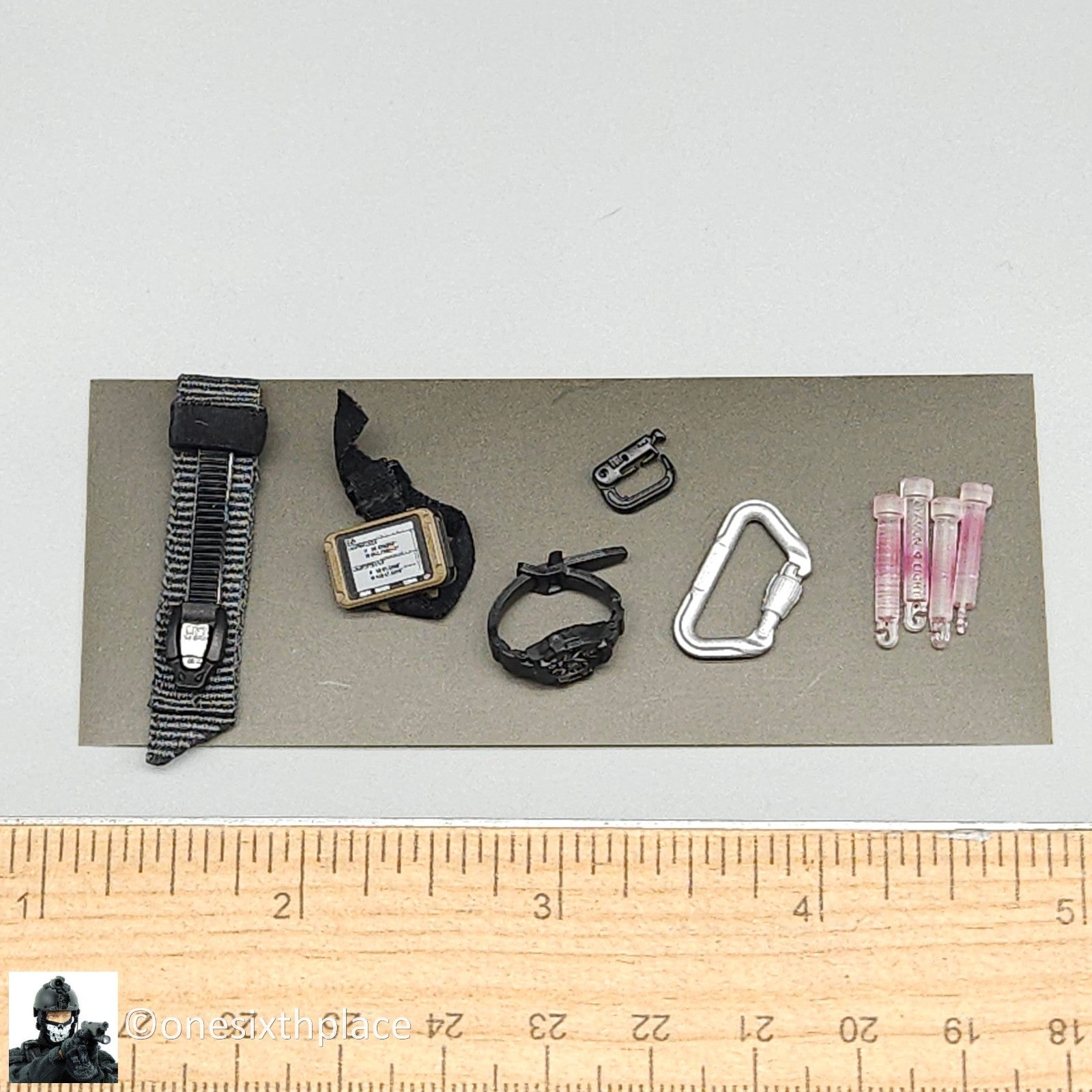 1:6 Easy & Simple Coalition Force Watch GPS Carabiner Set for 12" Figure 26065SC