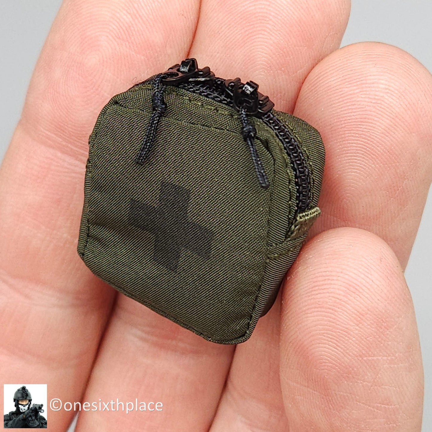 1:6 Easy & Simple Delta Force Chronology 2006 Green Medic Pouch for 12" Figures