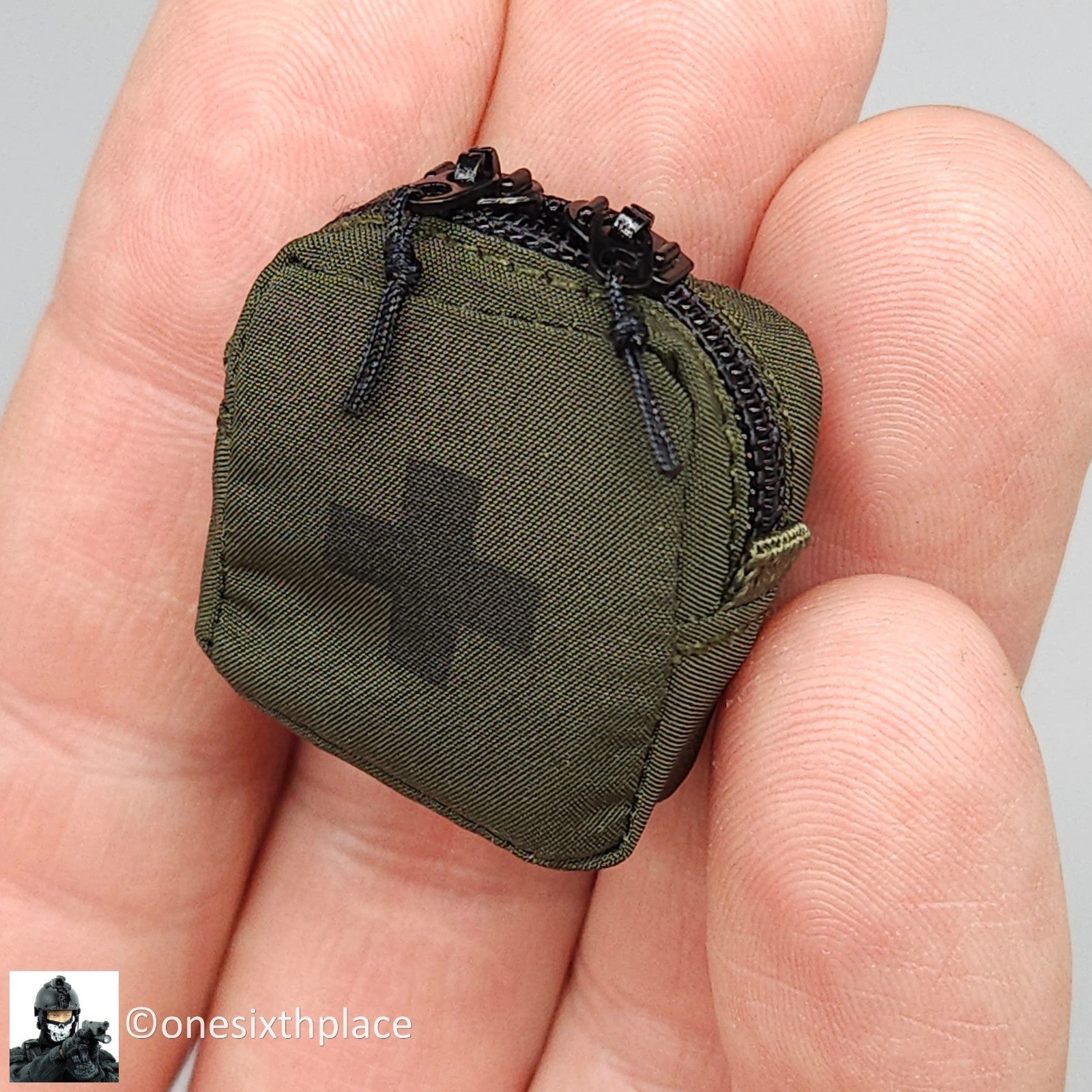 1:6 Easy & Simple Delta Force Chronology 2006 Green Medic Pouch for 12" Figures