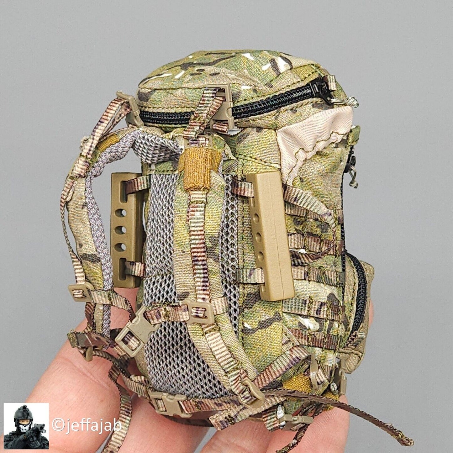 1:6 Easy & Simple 13th MEU Maritime Raid Force Multicam Backpack for 12" Figures