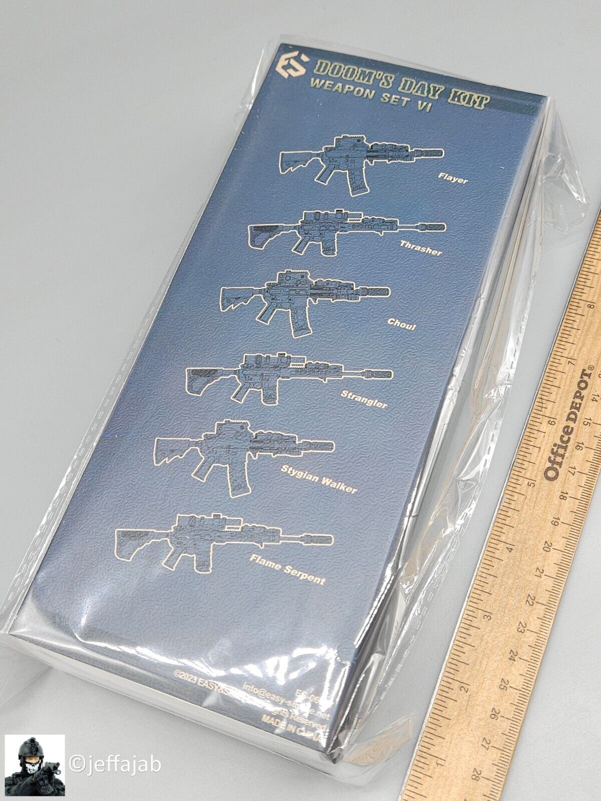 1:6 scale Easy & Simple Doom's Day Kit Weapon Set VI Ver D Strangler 06037D