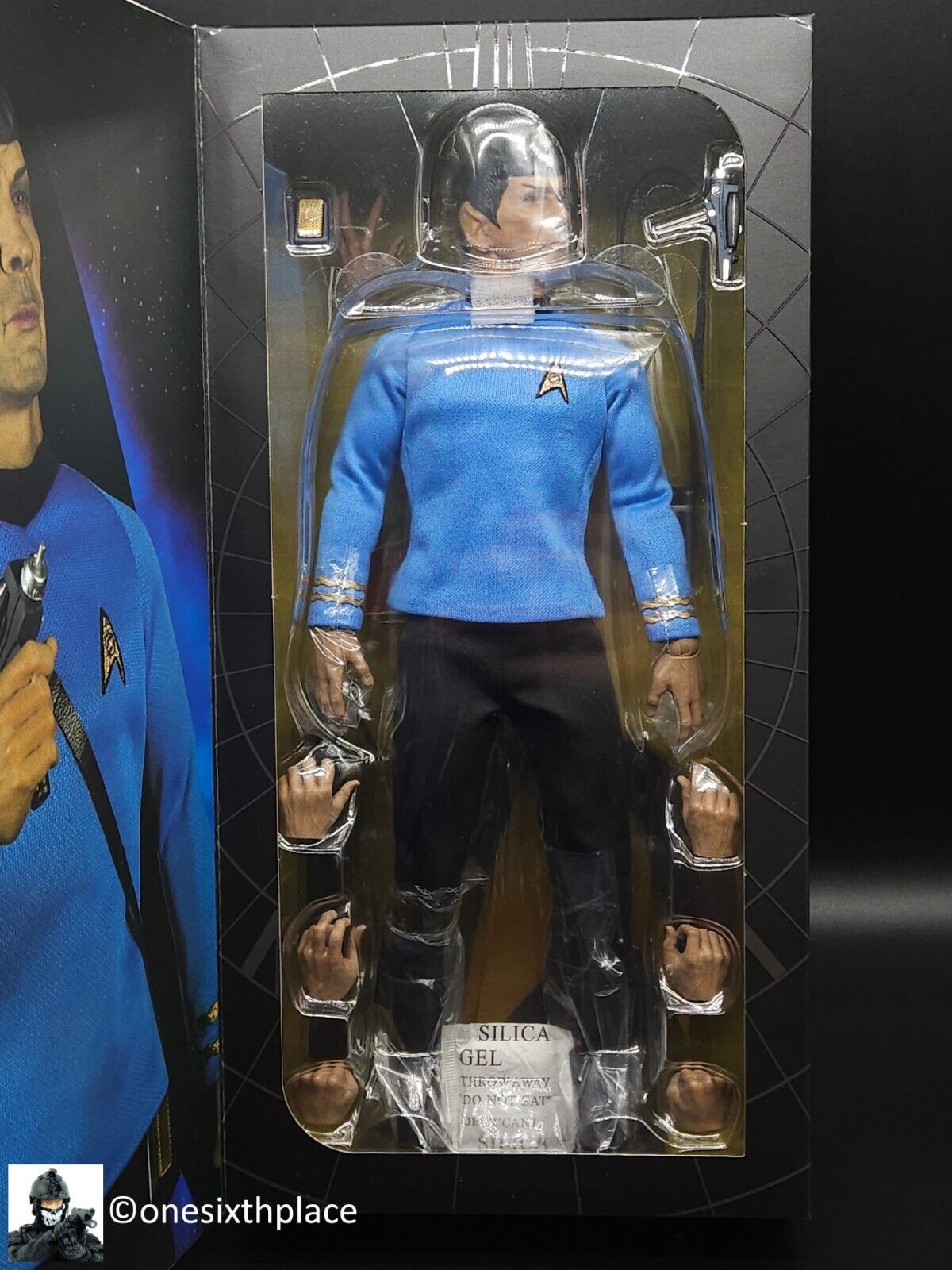 1:6 scale QMX Quantum Mechanix Star Trek Spock 12" Figure STR-0069