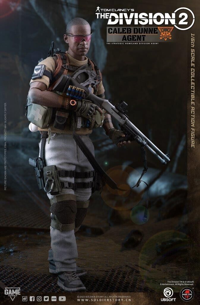 1:6 Soldier Story The Division 2 Agent Caleb Dunne 12" Figure SS G008