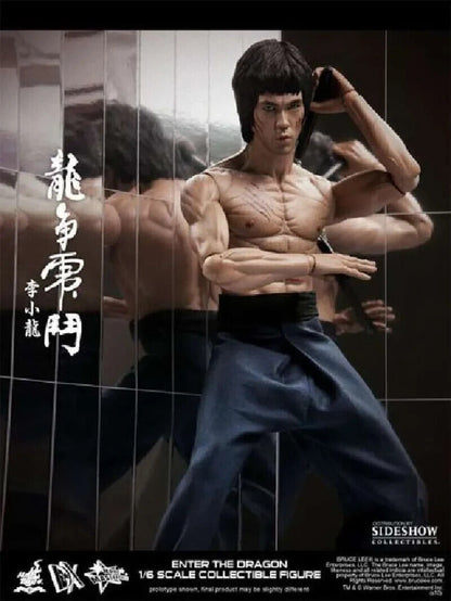 1:6 scale Hot Toys DX04 Bruce Lee Enter the Dragon Deluxe Set 12" Figure