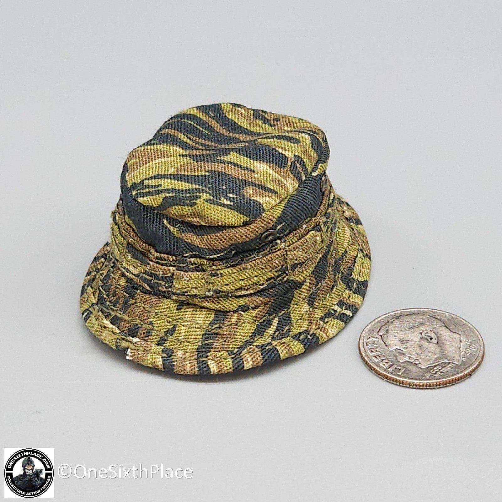 1:6 scale Toy Soldier Vietnam LRRP Kenn Miller Camo Boonie Hat for 2" Figures