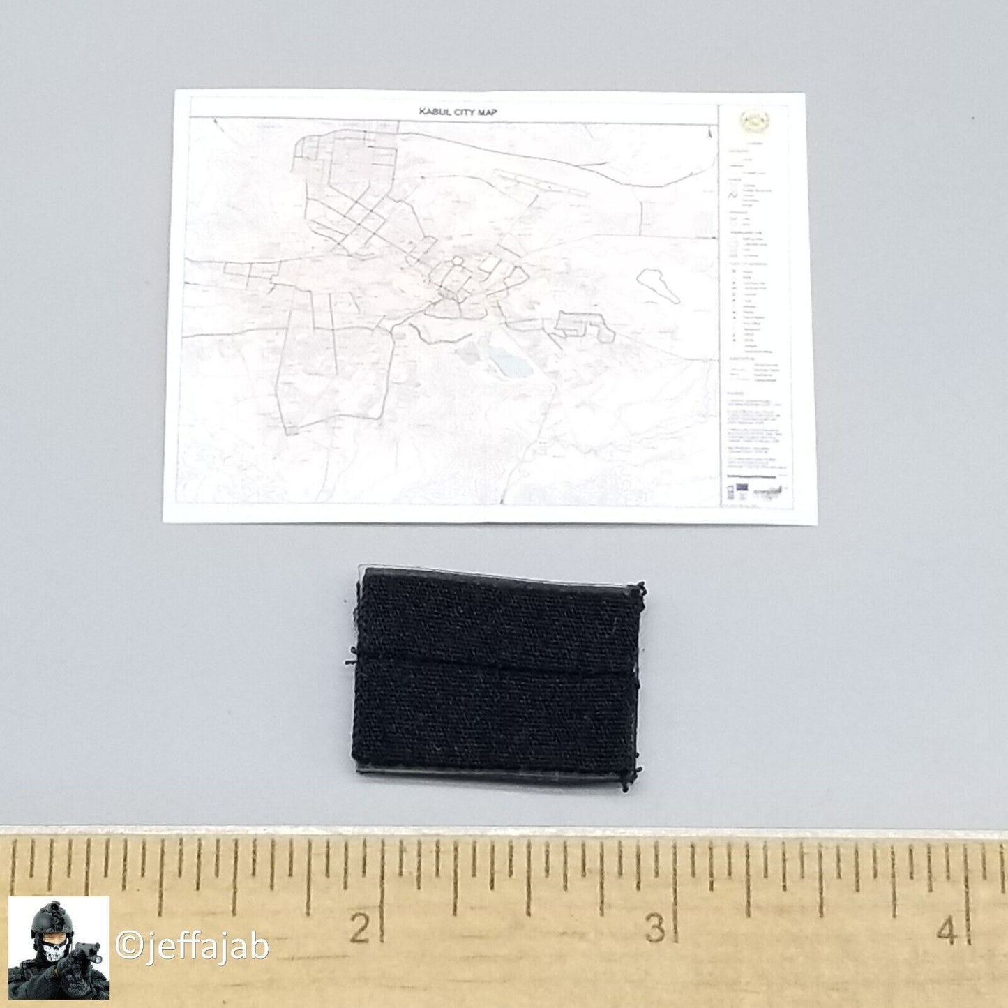 1:6 Easy & Simple NSWDG Infiltration Team Map w/ Wrist Pouch for 12" Figures