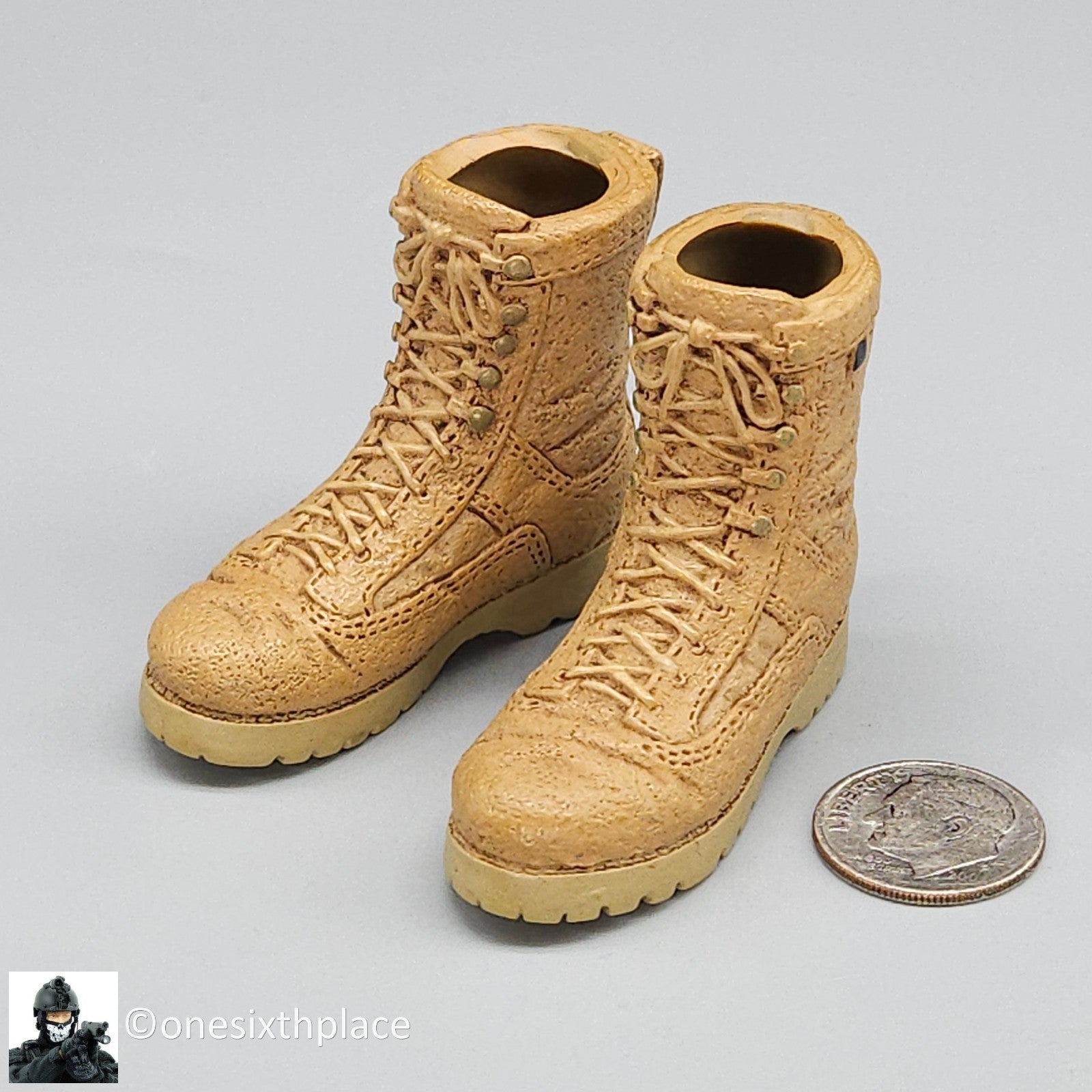 1:6 scale BBI AWOH Cunningham & Self Modern Combat Boots for 12" Figures