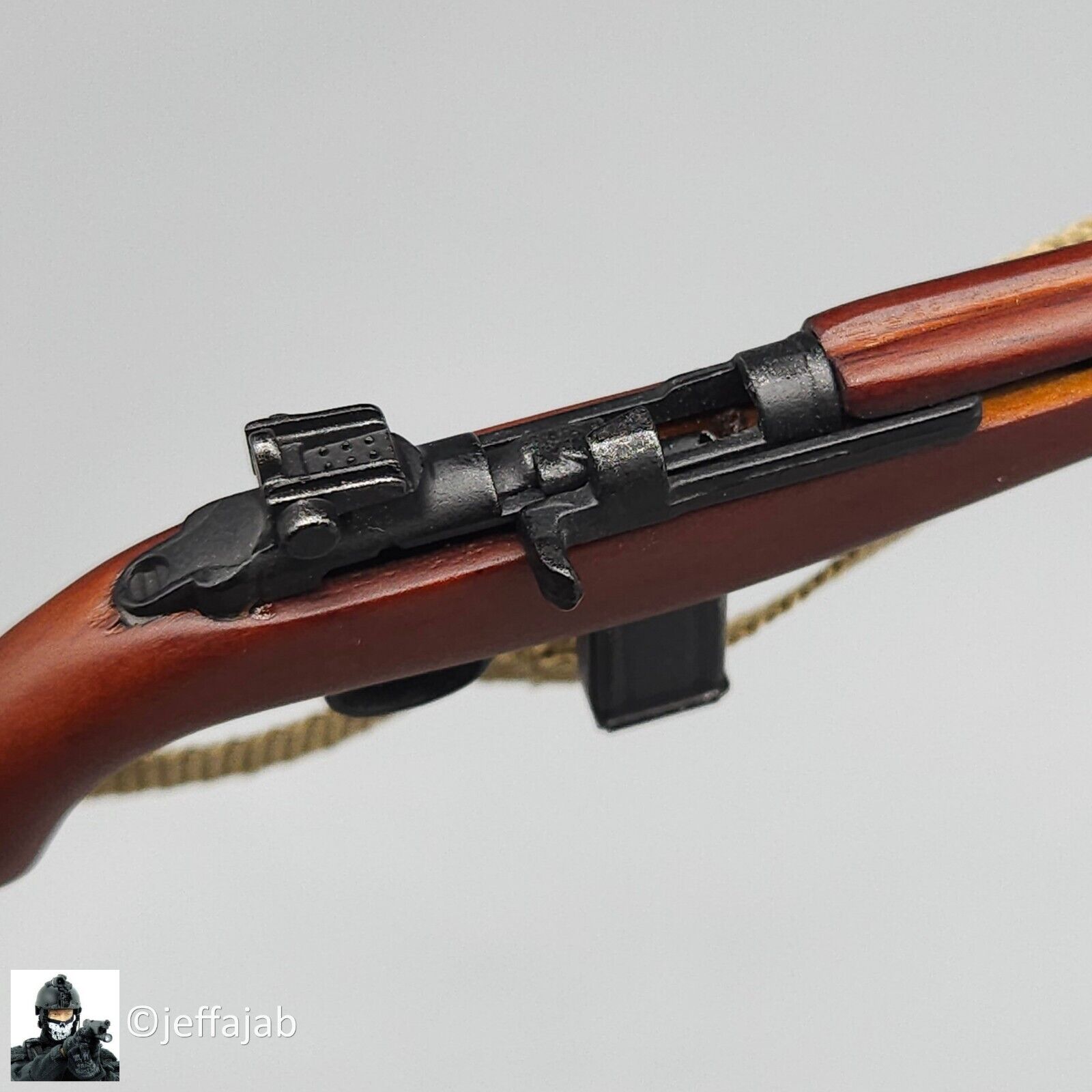 1:6 scale DiD WWII Sergeant Horvath M1 Carbine (Wood & Metal) for 12" Figures