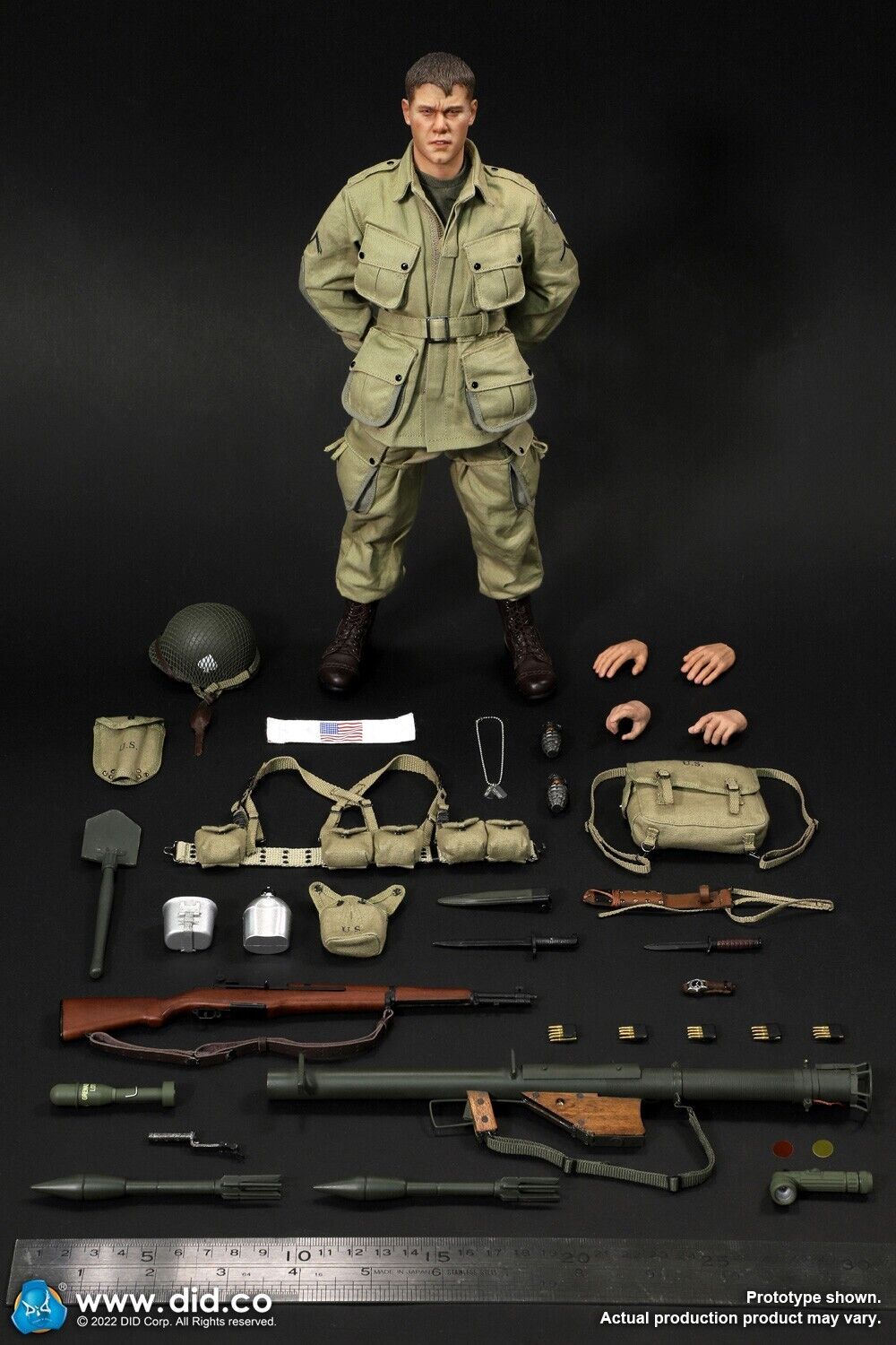 1:6 Scale DiD WWII US 101st Airborne Division Ryan 2.0 Deluxe Edition A80161S