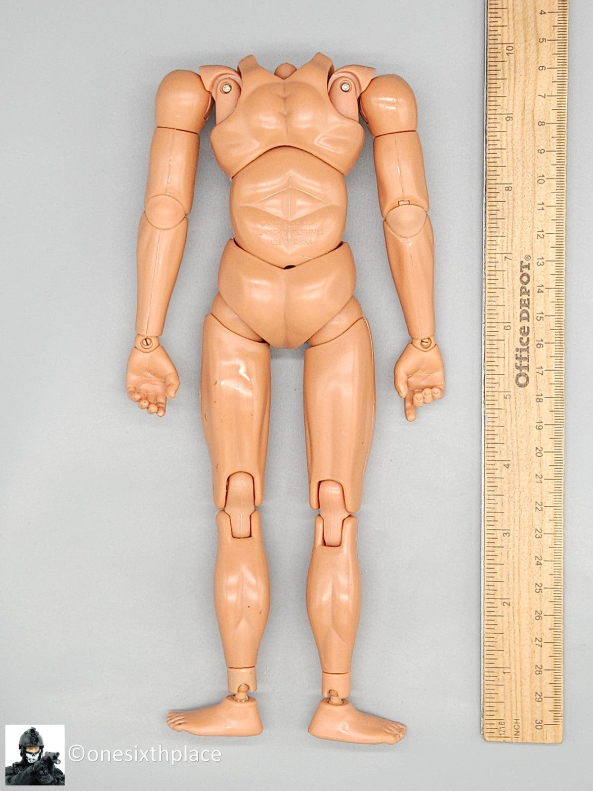 1:6 BBI G3.5 Male Nude Body w/ Hands & Feet for 12" Figures