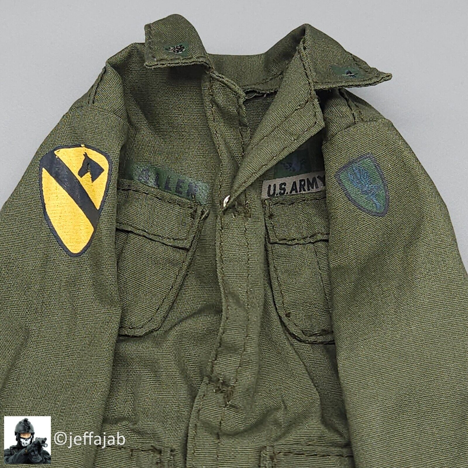 1:6 Ultimate Soldier US Vietnam Air Cavalry Pilot Uniform for 12" GI Joe Dragon