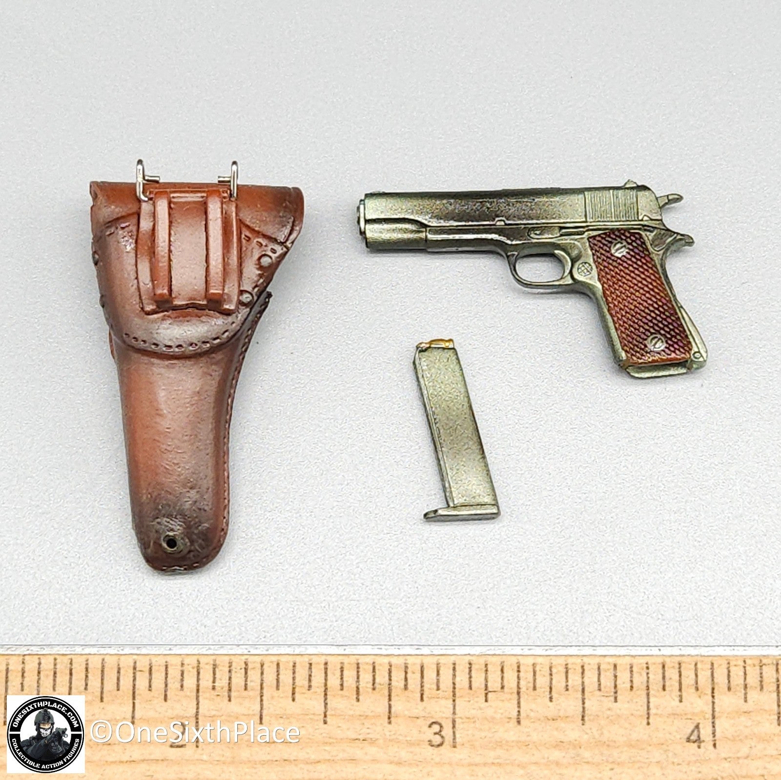 1:6 scale Dragon Vietnam US Lt Col Moore 1911 Pistol w/ Holster for 12" Figures