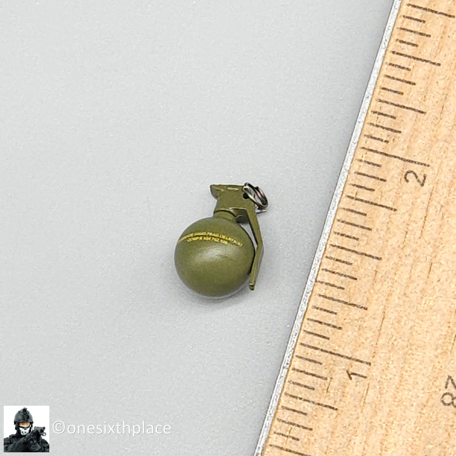 1:6 Easy & Simple Coalition Forces Sniper M67 Frag Grenade 12" Figures 26065SC