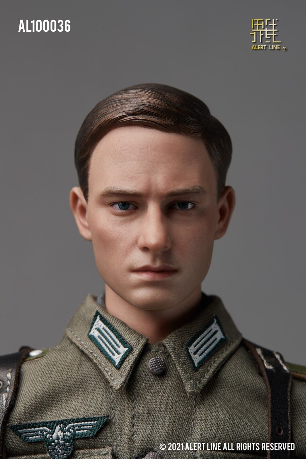 1:6 Alert Line WWII German Army Soldier Male Head Sculpt for 12" Figures